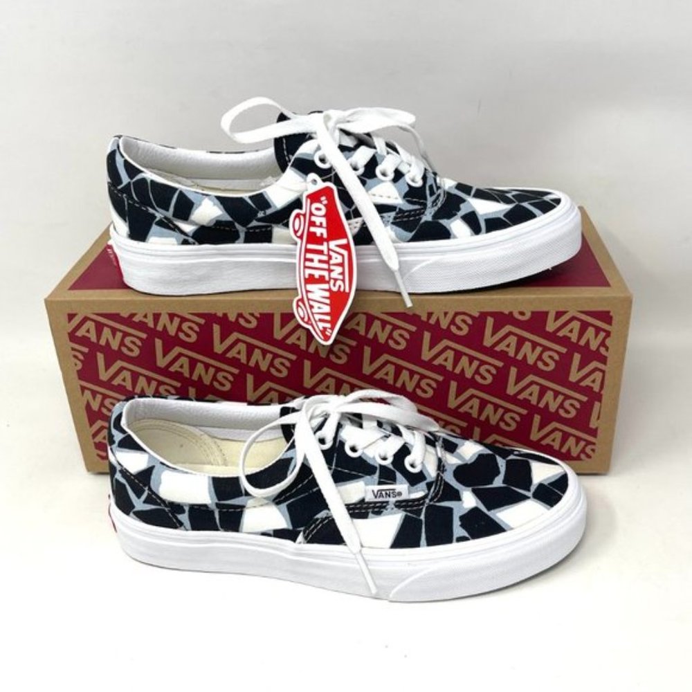 Vans Era Black White Casual Skate Shoes Women's Size Low Top Canvas VN0A54F19M1 - Picture 5 of 12